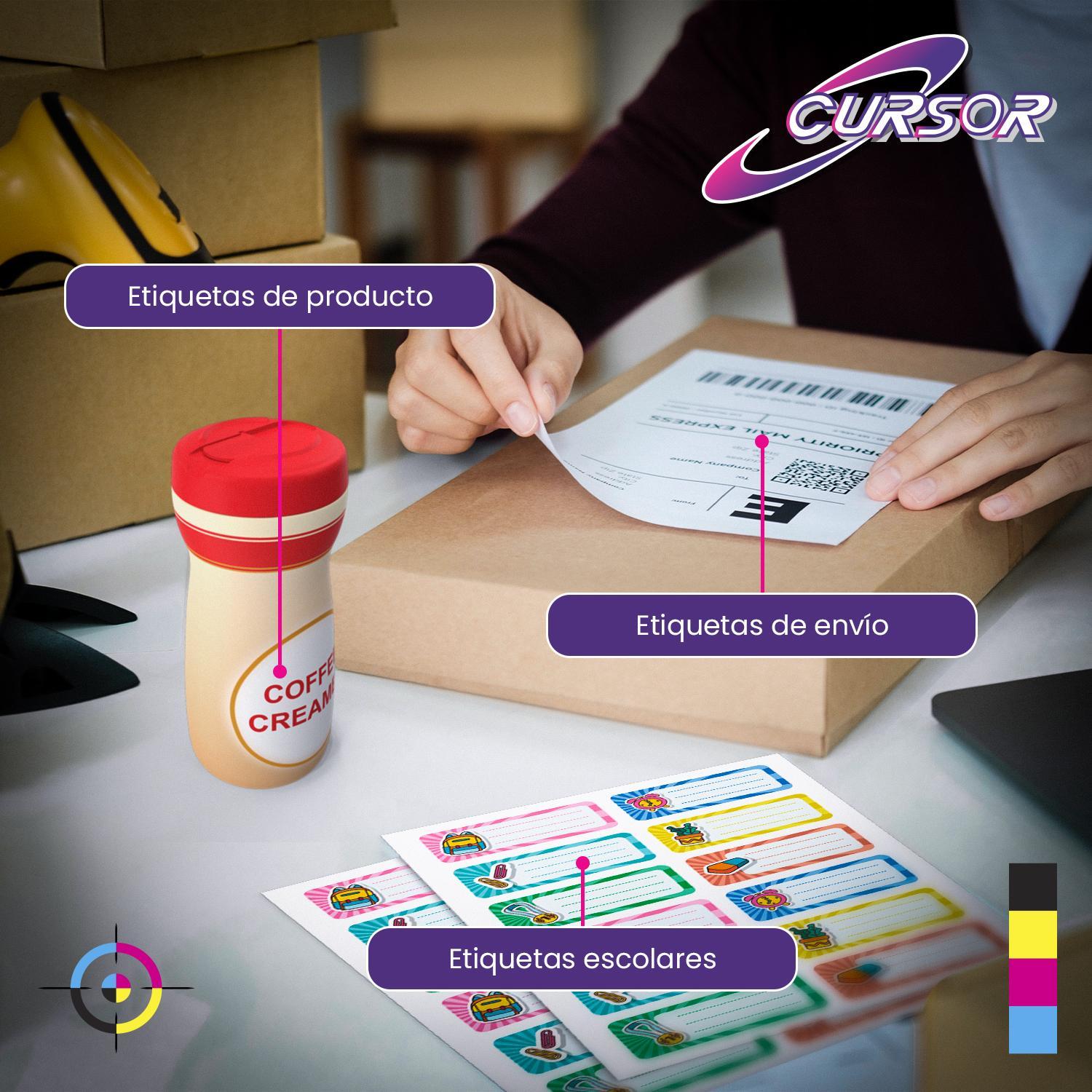 PAPEL FOTOGRÁFICO ADHESIVO 115 GR A4 CURSOR PACK DE 100 TAMAÑO A4 - 9