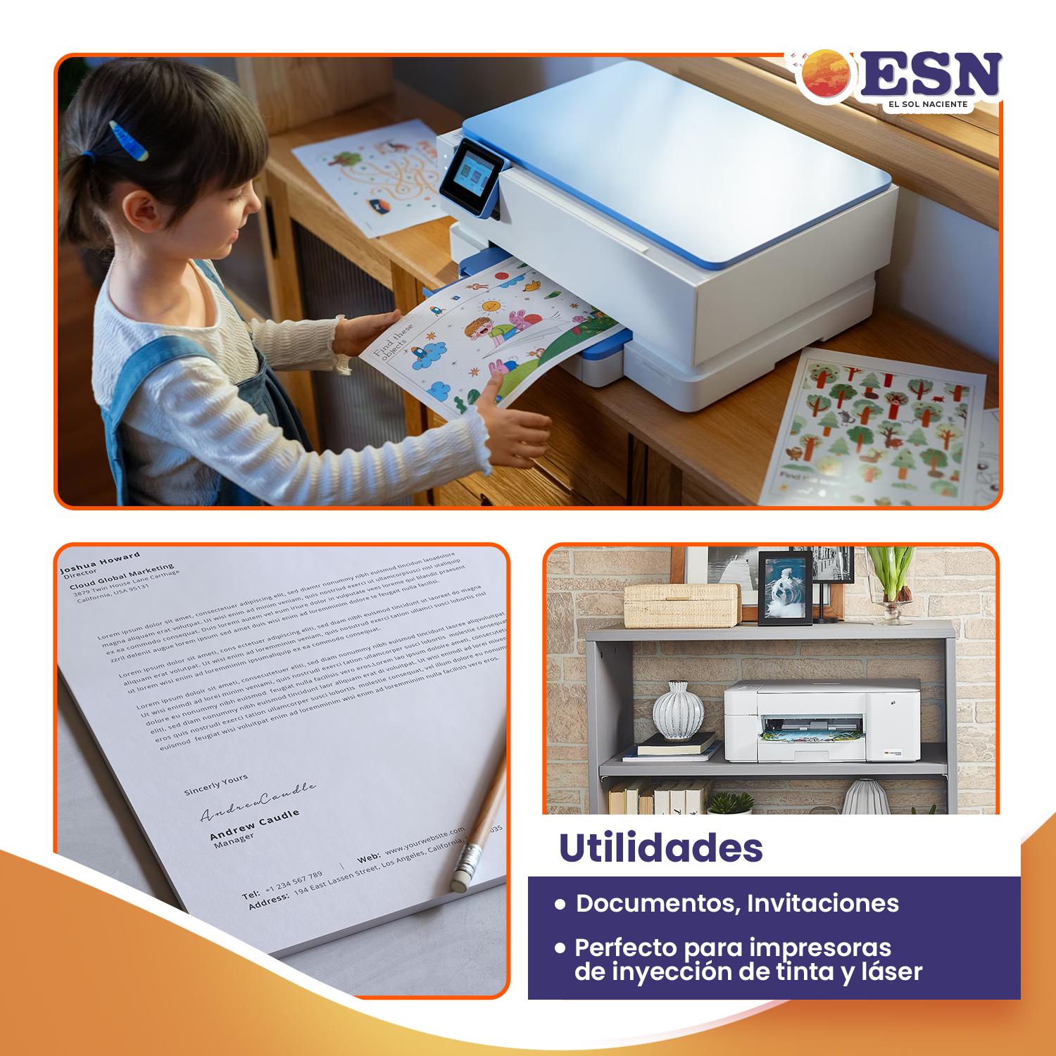PAPEL BOND FOTOCOPIA A4 75GR 500 HOJAS EXTRA BLANCO - 5