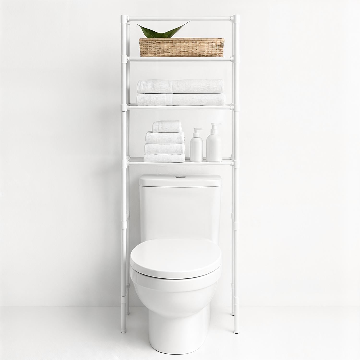 RACK ORGANIZADOR TOALLERO BAÑO OKAERI ESTANTE - 1