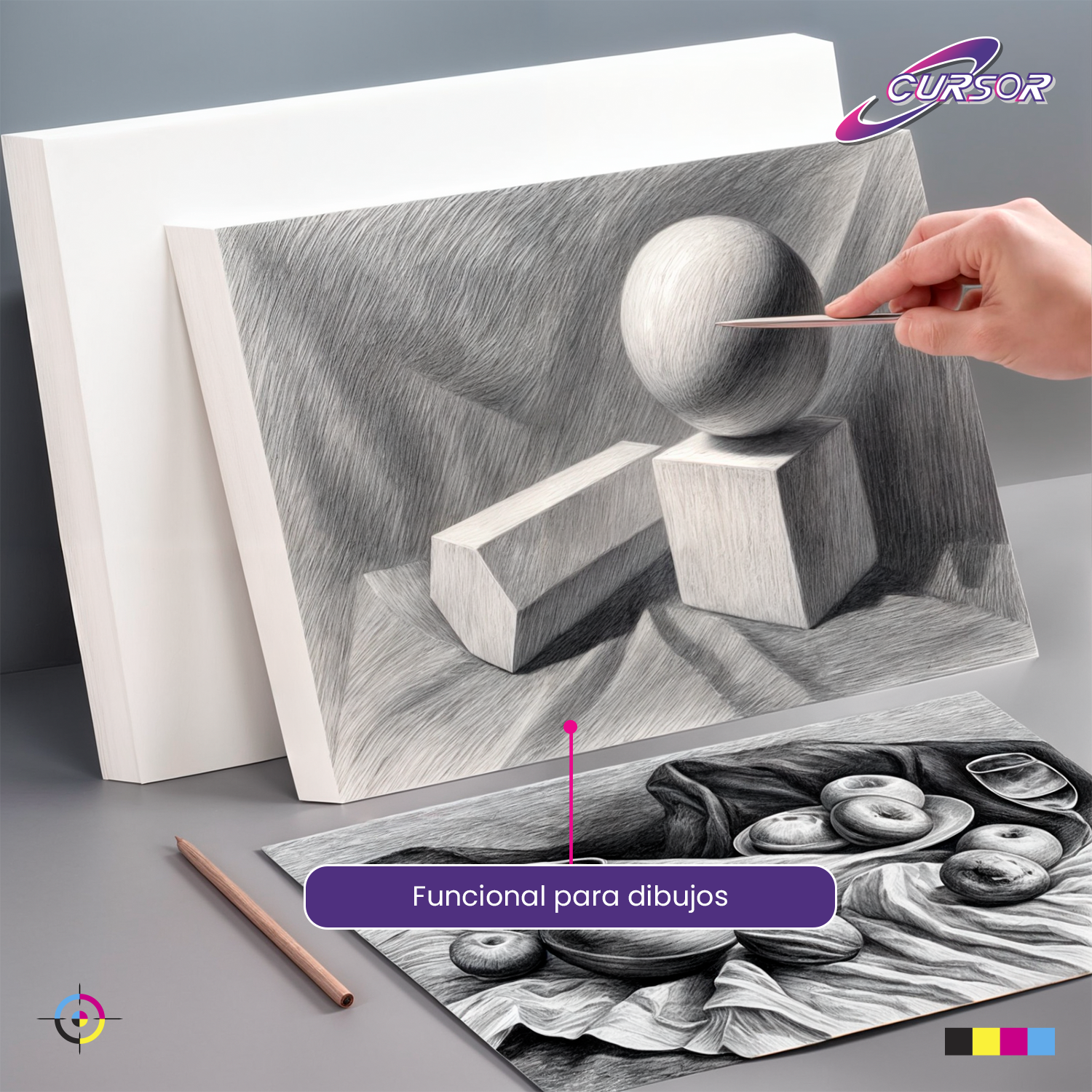 PAPEL OPALINA TEXTURADA GLOSSY 230G 50 HOJAS A4 CURSOR - 5