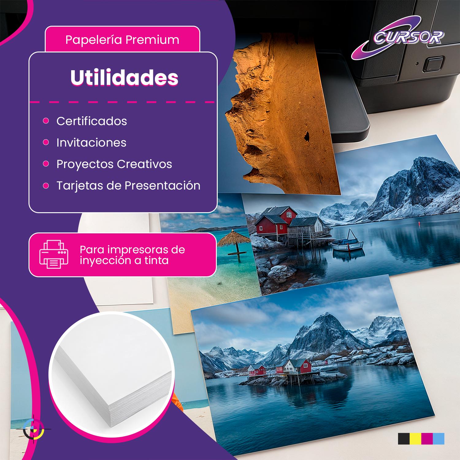 PAPEL DOBLE FAZ FOTOGRÁFICO MATTE A4 220GR 50HOJAS - 3
