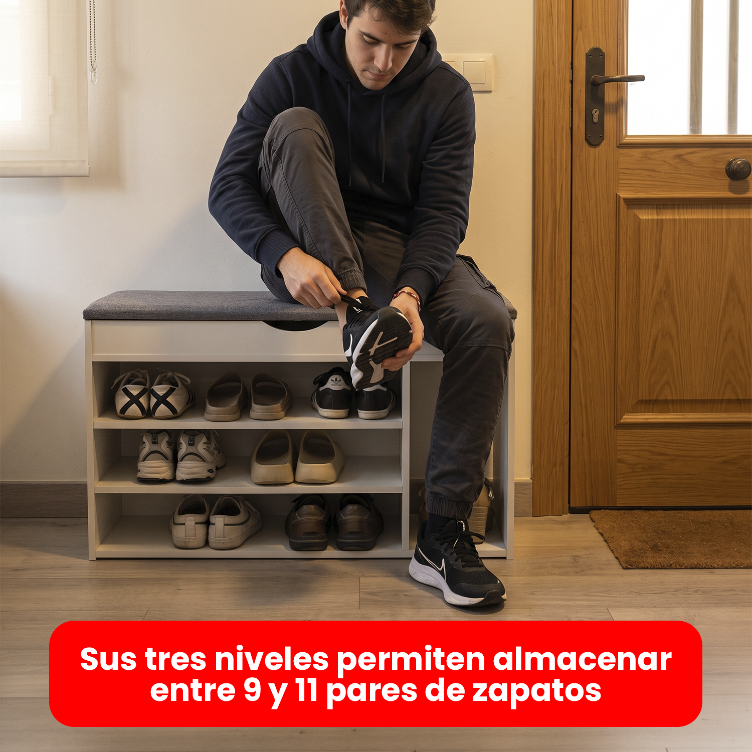 ZAPATERO ORGANIZADOR BANCA PROBADOR BLANCO - 3