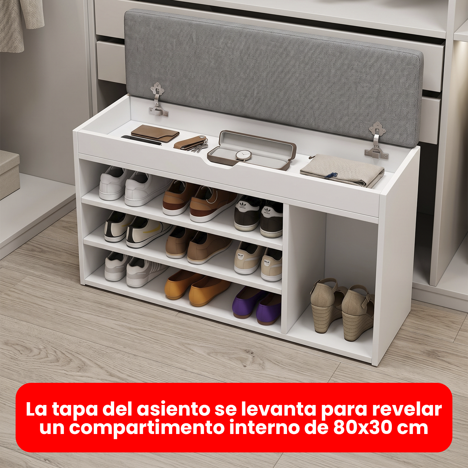 ZAPATERO ORGANIZADOR BANCA PROBADOR BLANCO - 5