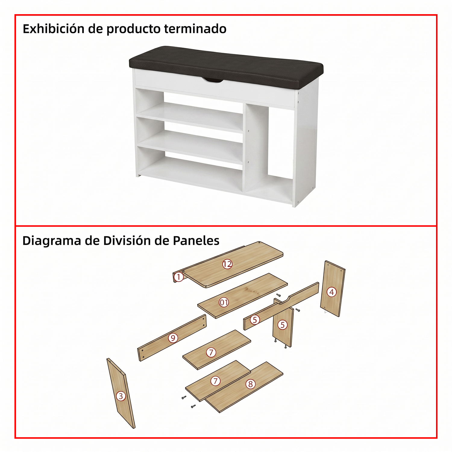 ZAPATERO ORGANIZADOR BANCA PROBADOR BLANCO - 7