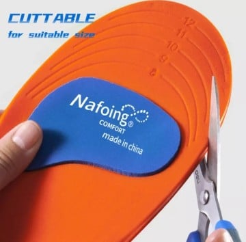 PLANTILLAS DEPORTIVAS UNISEX ESPUMA EVA NARANJA CONFORTABLES TALLA 40 - 5