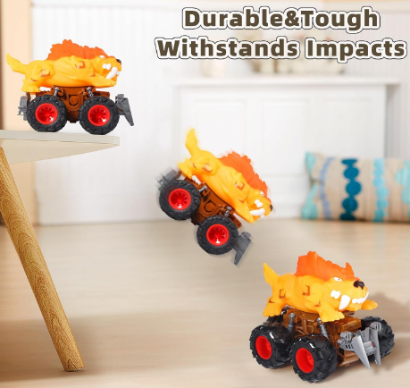 PACK 2 CAMIONES DE GOMA MONSTER TRUCKS ORIATE - 5