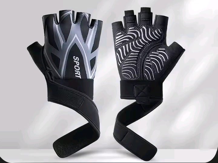 GUANTES DE GYM CROSSFIT CICLISMO CON CORREA VELCRO - 4