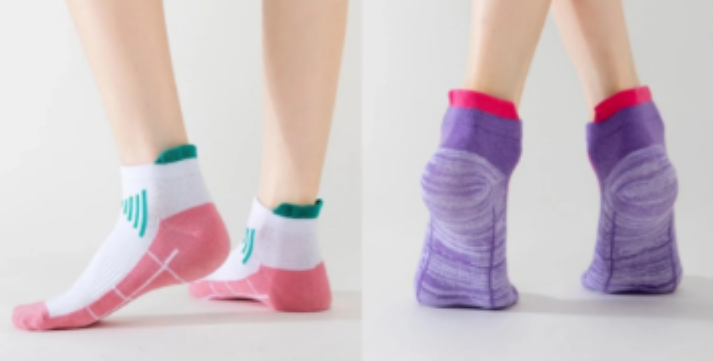 MEDIAS TOBILLERAS RUNNING CICLISMO FEM PACK 4 PARES - 2