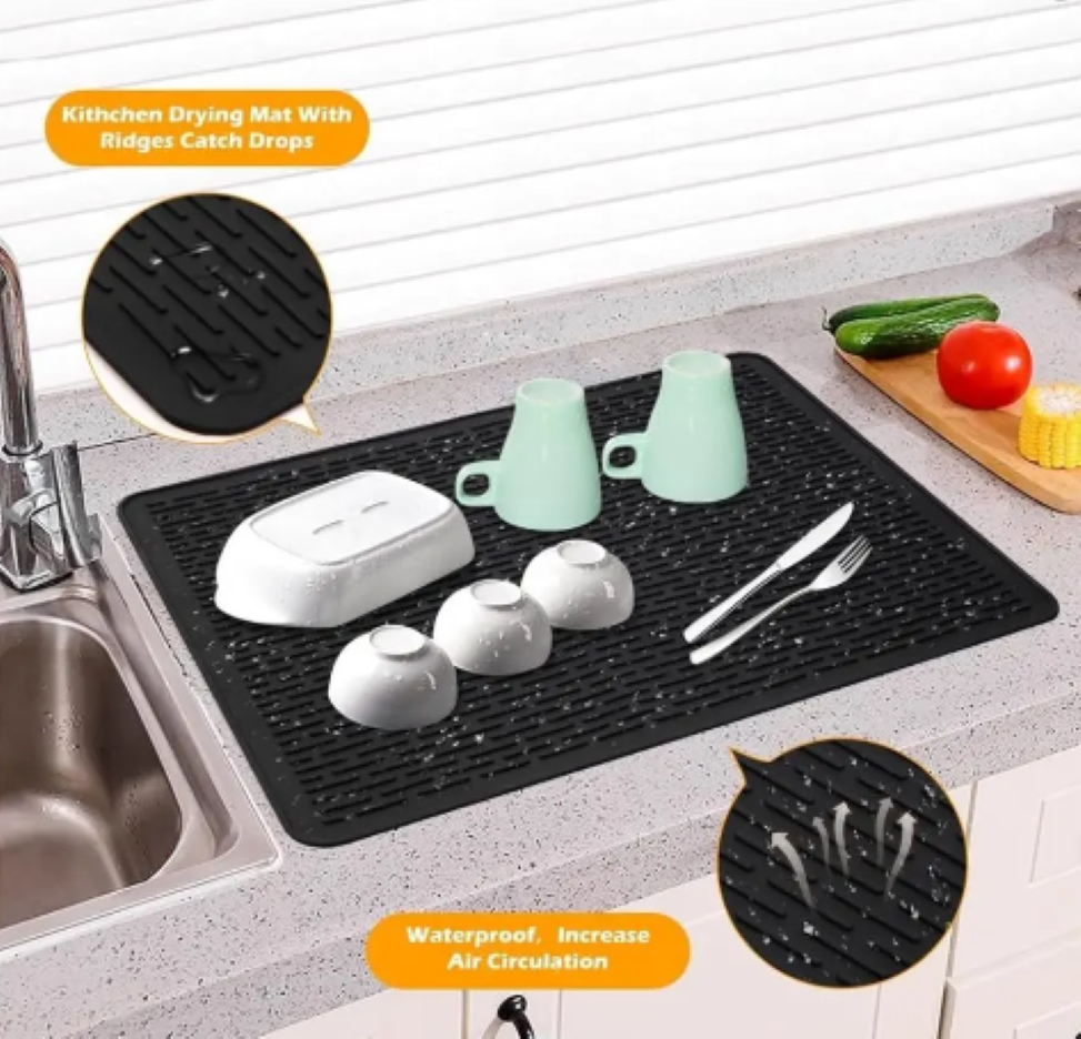 ALFOMBRA PROTECTORA DE SILICONA PARA COCINA MAT MULTIPROPOSITO - 6