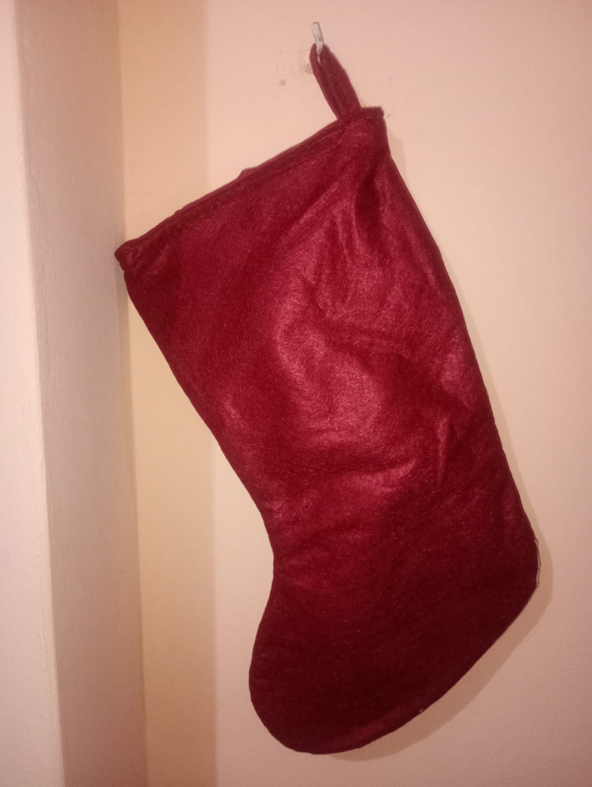 BOTA NAVIDEÑA GRANDE MUÑECO 41X21 CM - 2