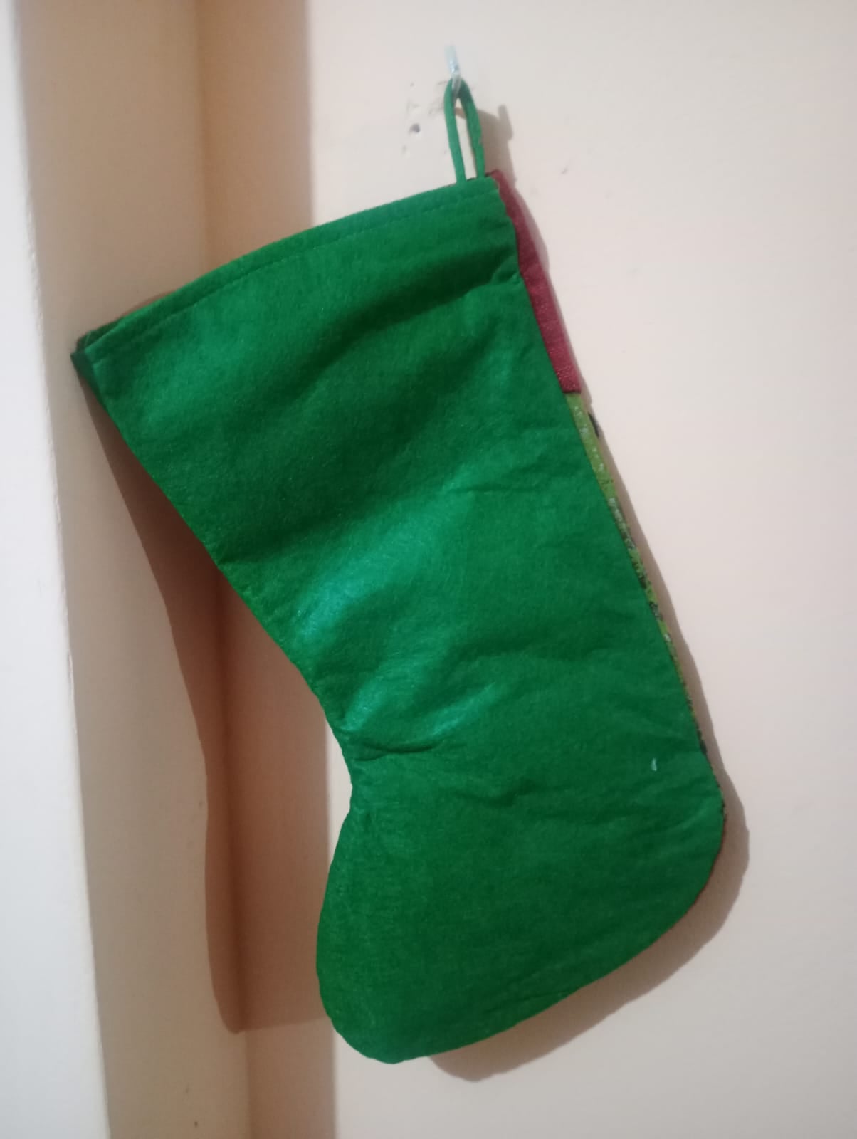 CALCETIN NAVIDEÑO DE ALCE 41X21 CM - 2