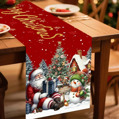 CAMINO DE MESA NAVIDEÑO 180X35 CM - 5
