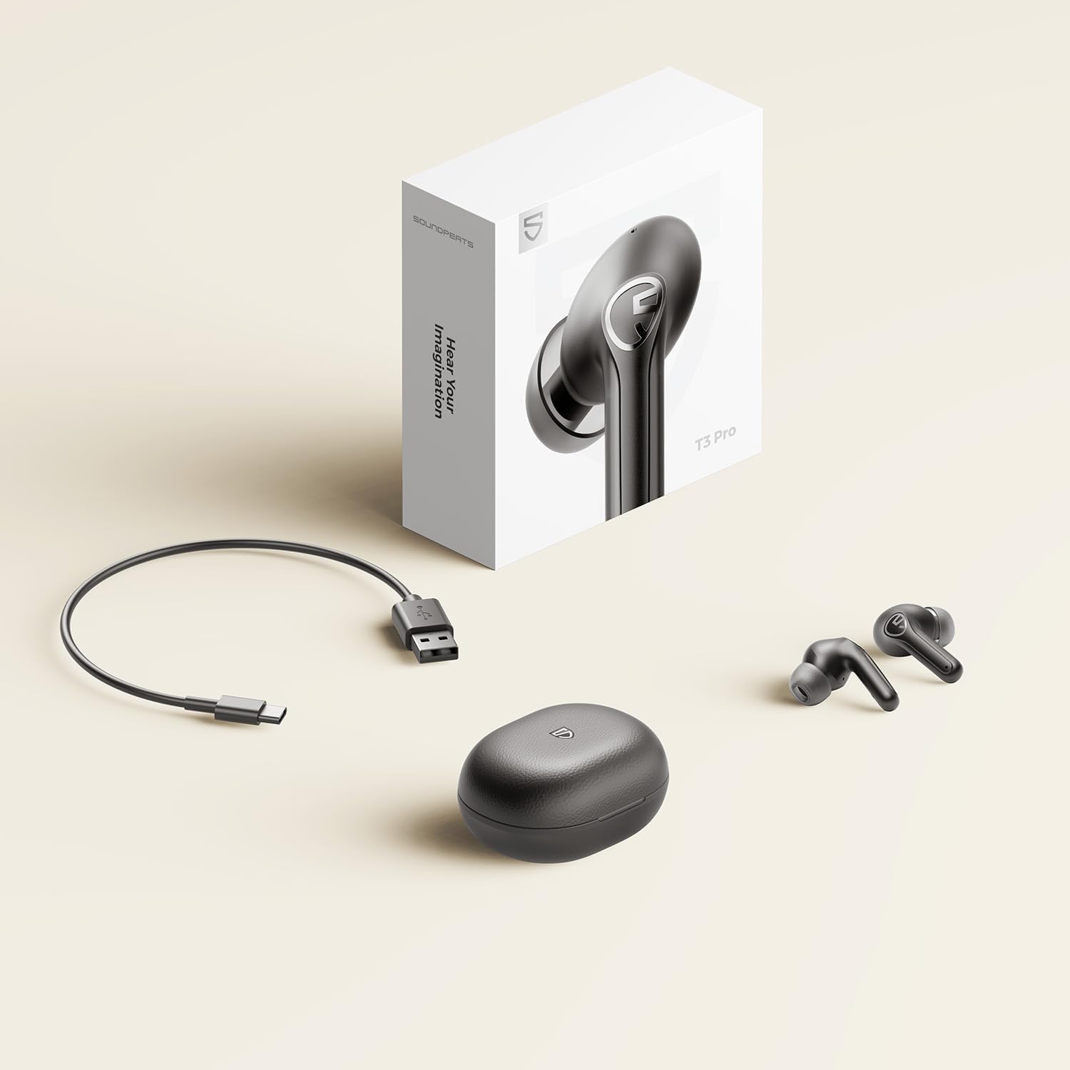 AUDÍFONOS BLUETOOTH SOUNDPEATS T3 PRO ANC 28 HORAS - 7