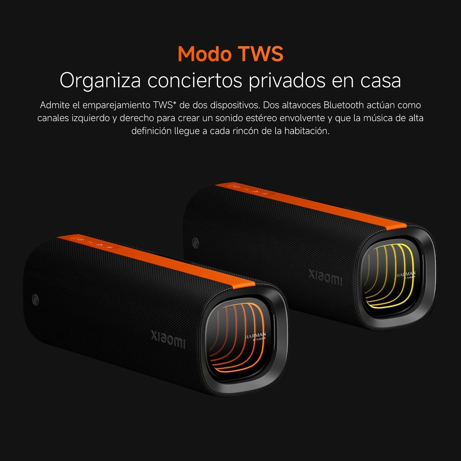 PARLANTE PORTÁTIL XIAOMI SOUND PARTY NEGRO 50W IP67 - 5