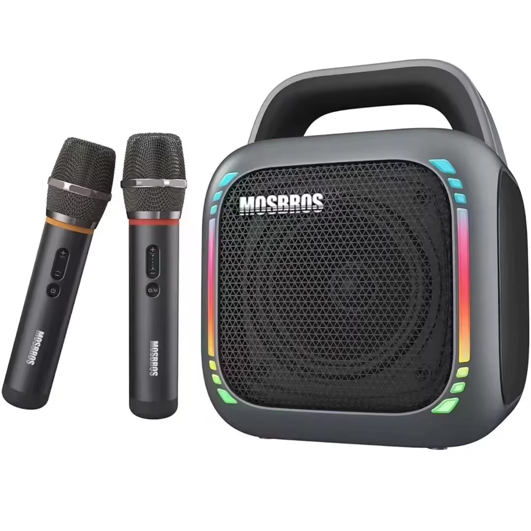 PARLANTE KARAOKE PORTÁTIL MOSBROS KARABOX 50W IPX6 - 1