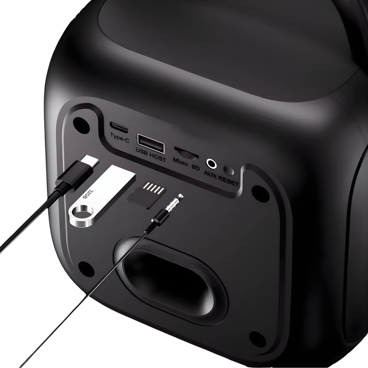PARLANTE KARAOKE PORTÁTIL MOSBROS KARABOX 50W IPX6 - 7