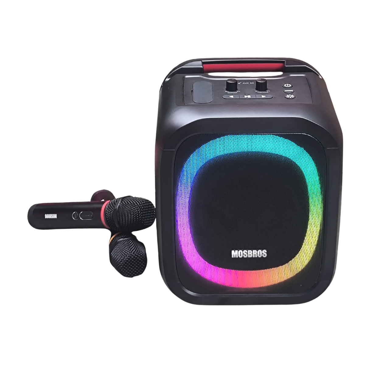 PARLANTE KARAOKE MOSBROS KARABASS 7K 70W NEGRO - 3