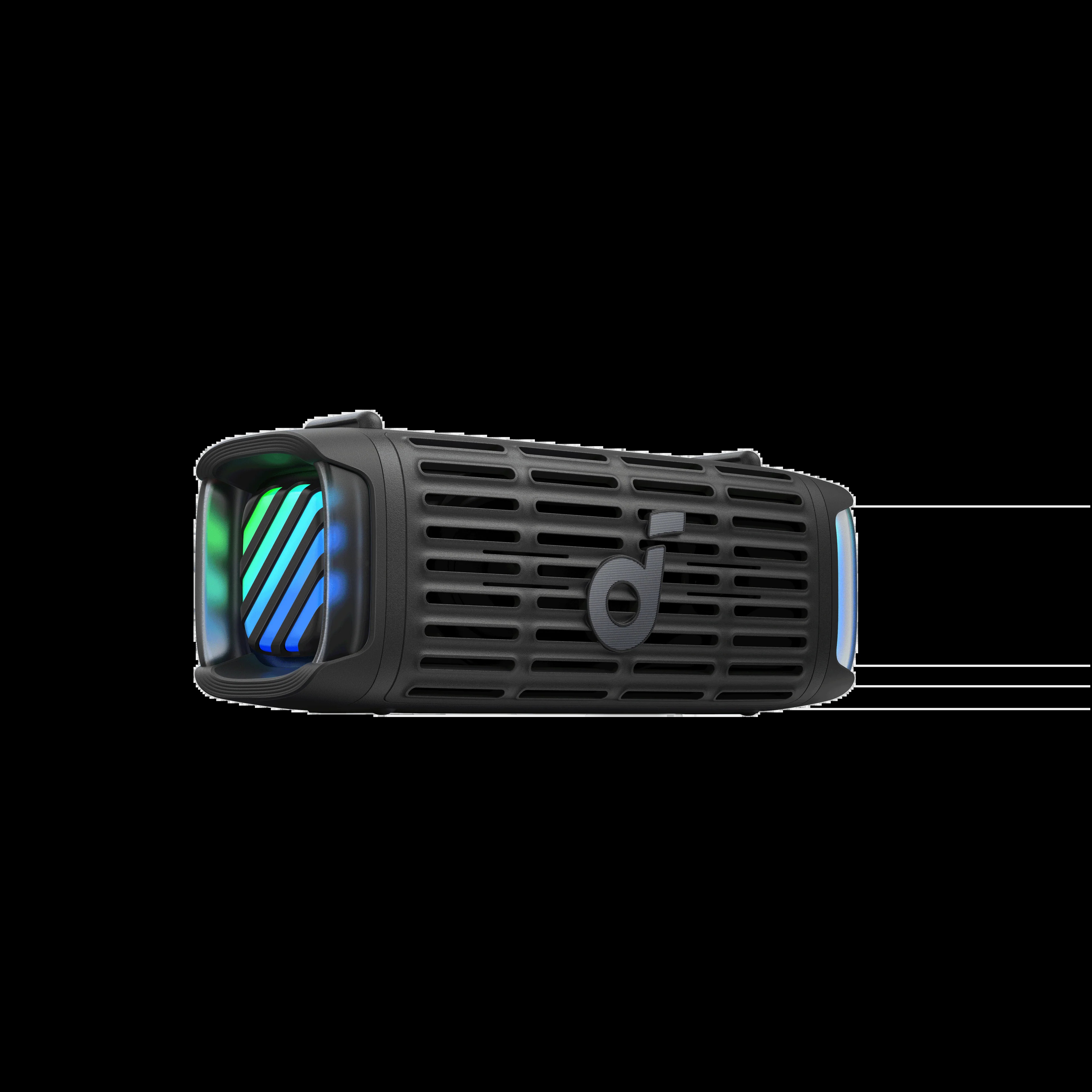 SOUNDCORE BOOM 3I 50W BLUETOOTH IP68 RESISTENTE AL AGUA NEGRO - 5