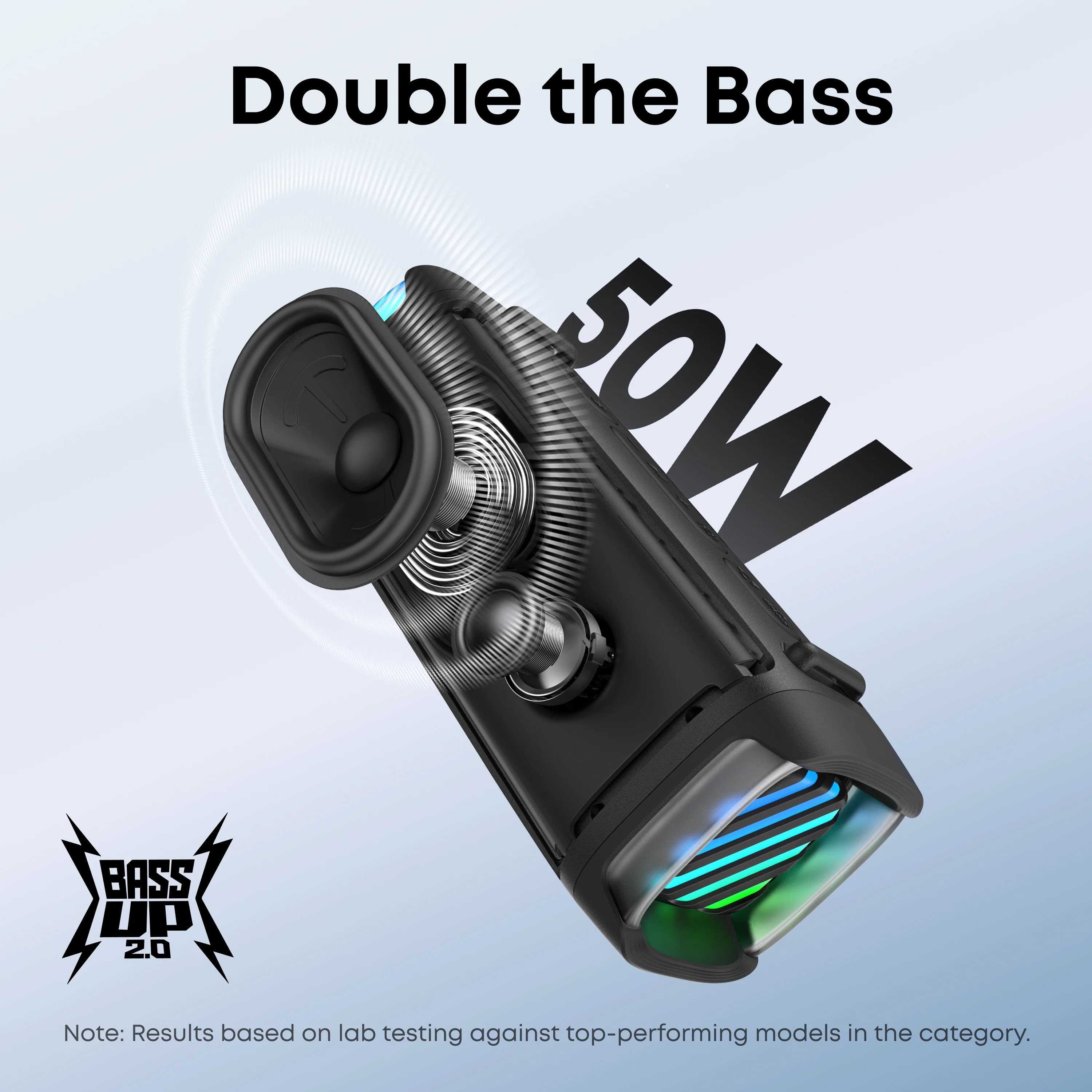 SOUNDCORE BOOM 3I 50W BLUETOOTH IP68 RESISTENTE AL AGUA NEGRO - 8