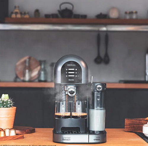 CAFETERA SEMIAUTOMÁTICA CUMBIA POWER INSTANT-CCINO 20 CHIC SERIE NERA - 3
