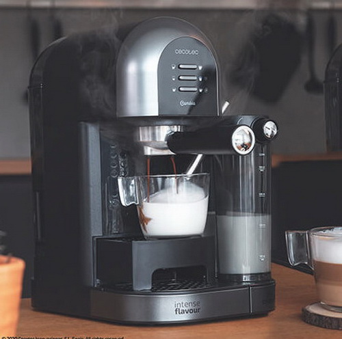 CAFETERA SEMIAUTOMÁTICA CUMBIA POWER INSTANT-CCINO 20 CHIC SERIE NERA - 5