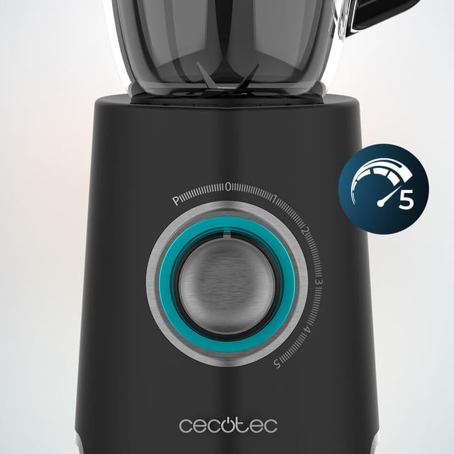 LICUADORA POWER BLACK TITANIUM 2000MAX MIX GO - 7