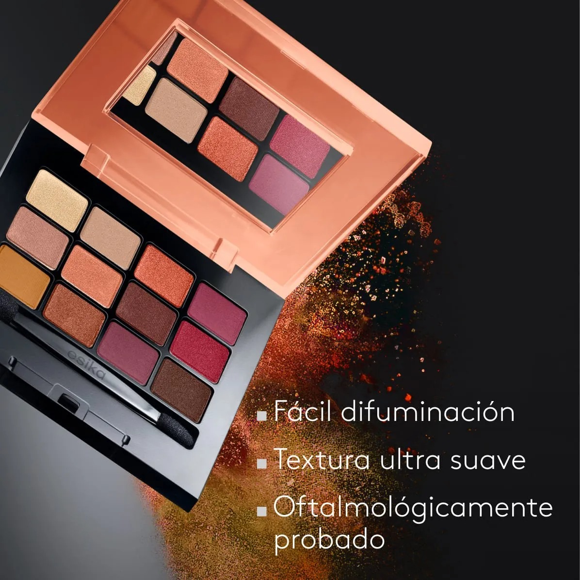 PALETA DE SOMBRAS PARA OJOS EYE PRO HEAT BRONZE - 2
