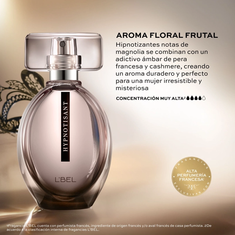 PERFUME  MUJER HYPNOTISANT 50 ML LBEL - 3