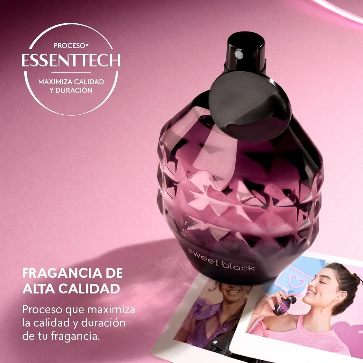 PERFUME DE MUJER SWEET BLACK, 50 ML - 2