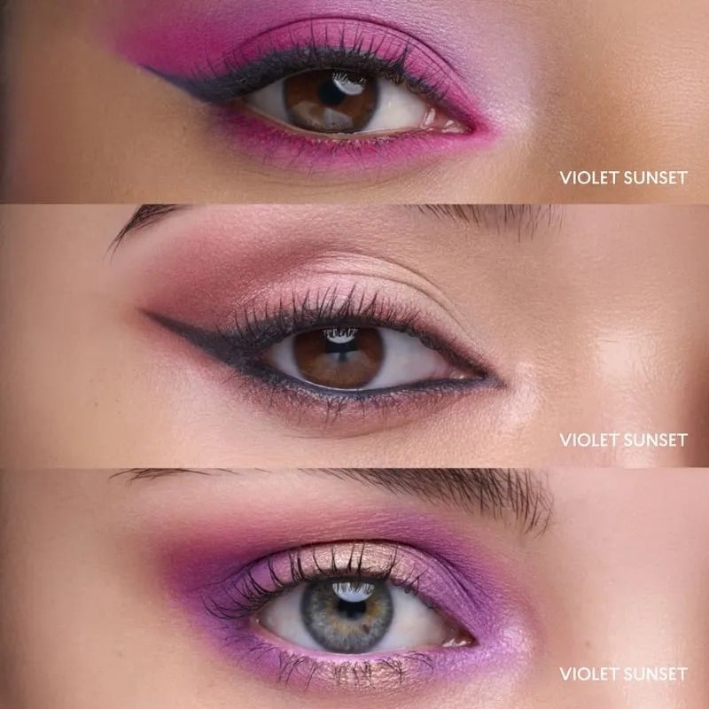 PALETA DE SOMBRAS STUDIO LOOK COLOR VIOLET SUNSET CYZONE - 2