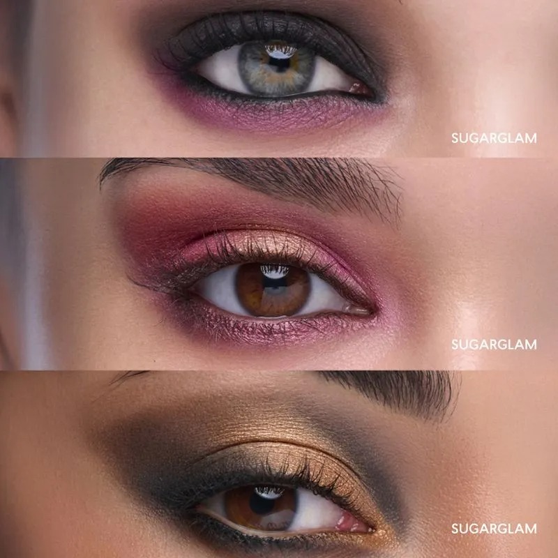 PALETA DE SOMBRAS  STUDIO LOOK  COLOR SUGAR GLAM CYZONE - 2