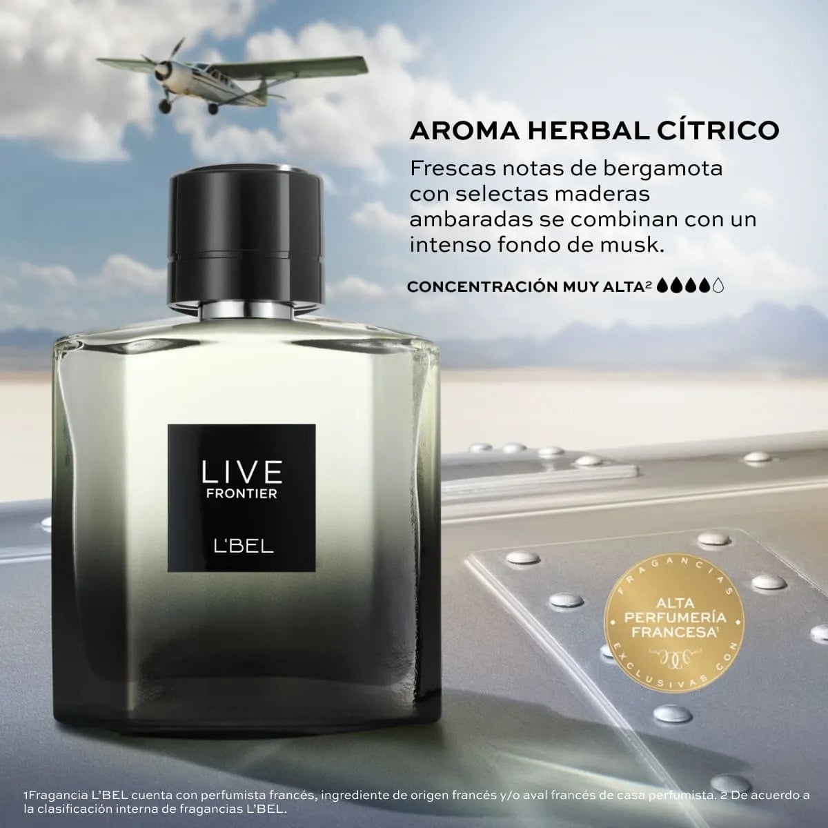 PERFUME DE HOMBRE LIVE FRONTIER LBEL - 4