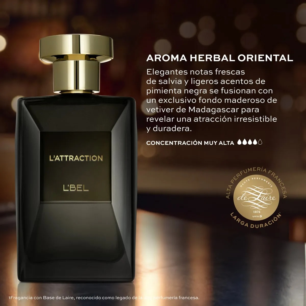 PERFUME DE HOMBRE L'ATTRACTION LBEL - 3