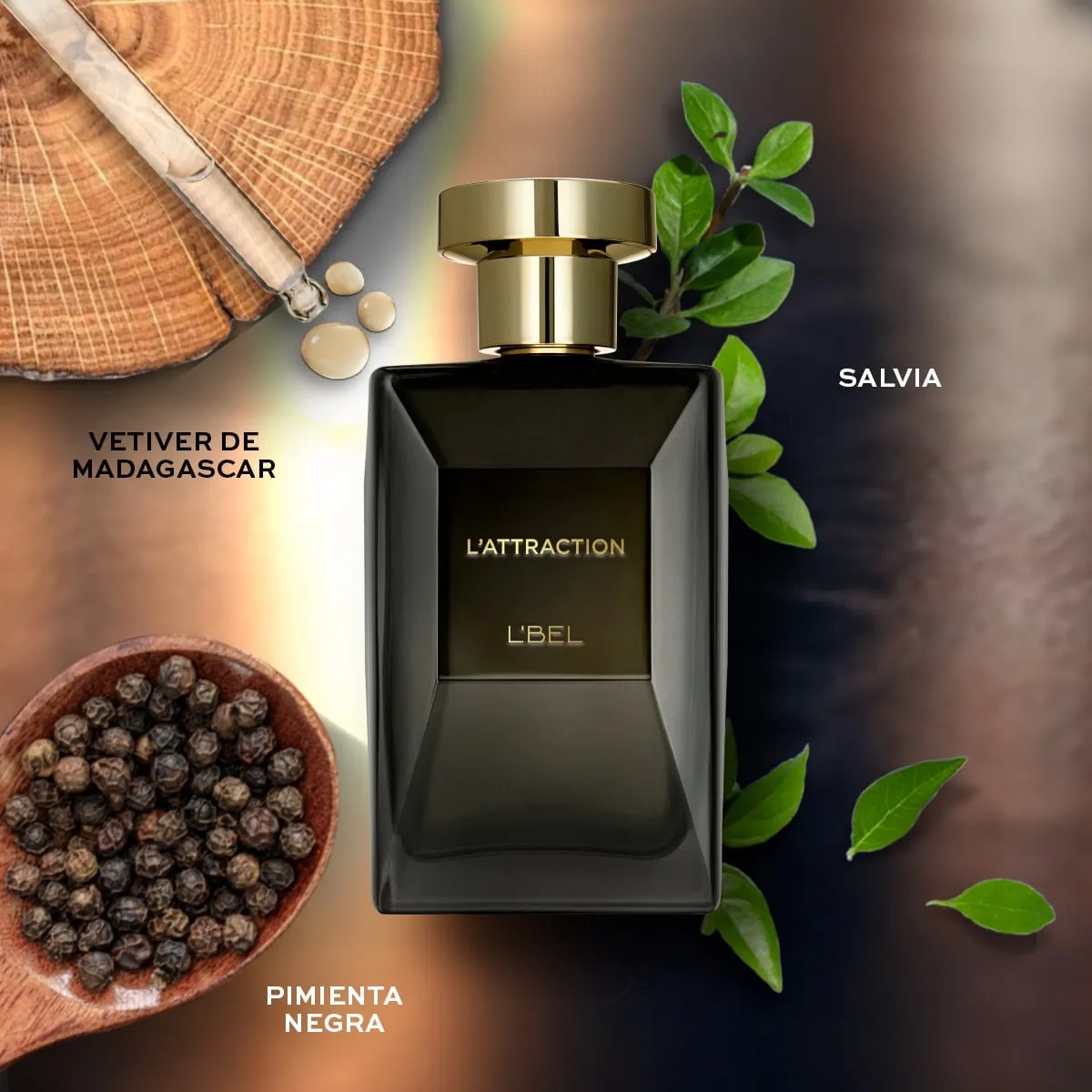 PERFUME DE HOMBRE L'ATTRACTION LBEL - 4