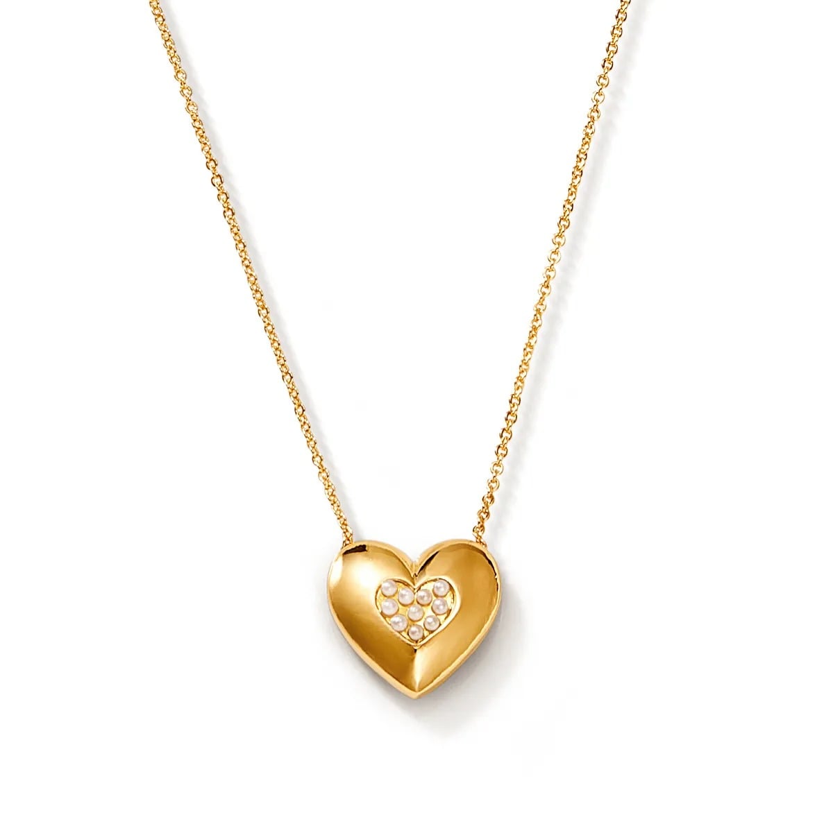 COLLAR PEARL HEART CORAZON ESIKA - 3