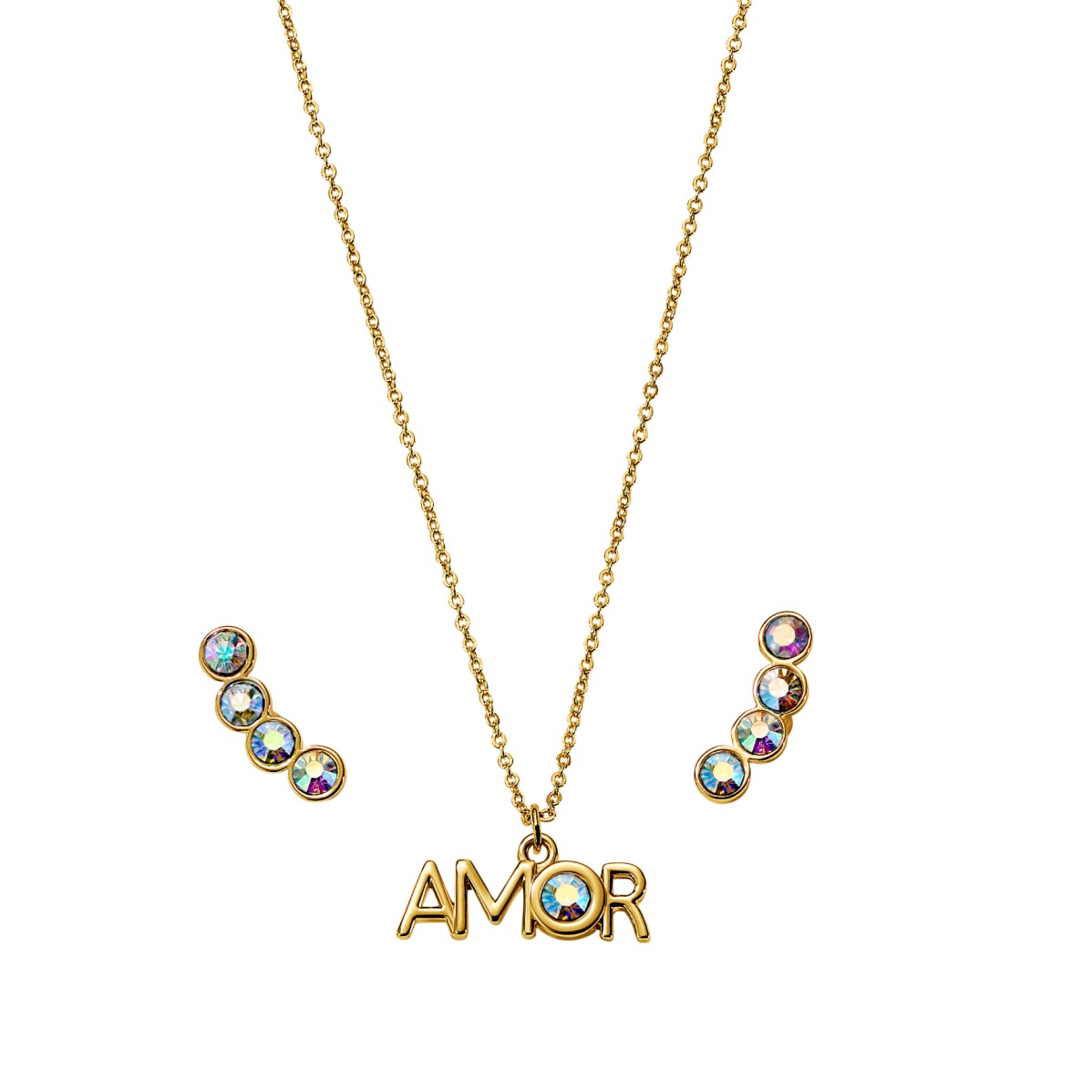 SET COLLAR + ARETES AURA DE AMOR ÉSIKA - 1