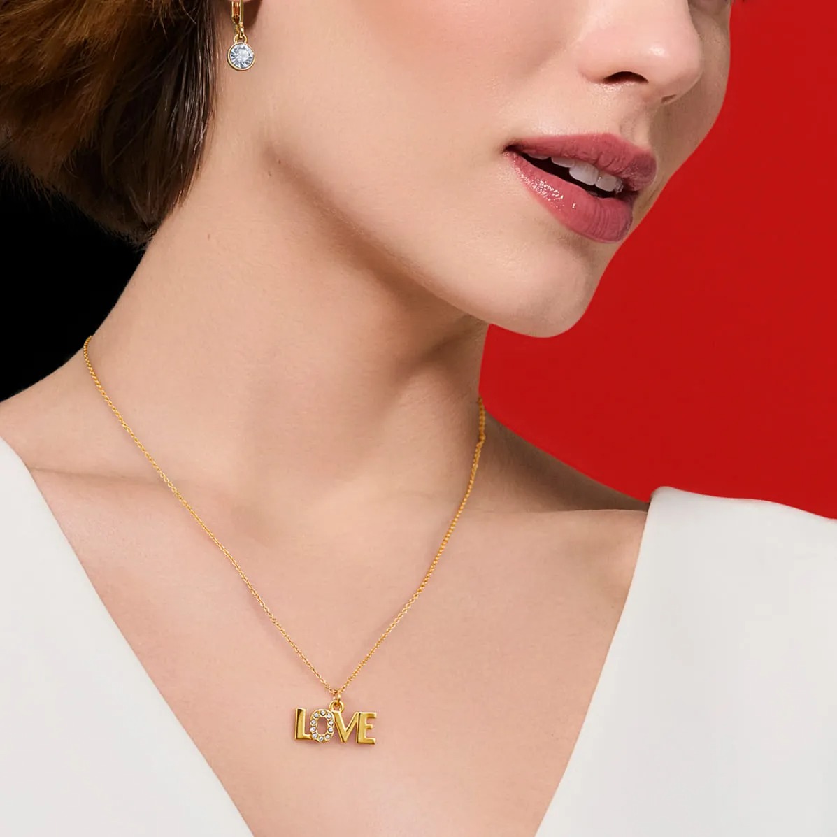 SET COLLAR Y ARETES THIS LOVE - 2