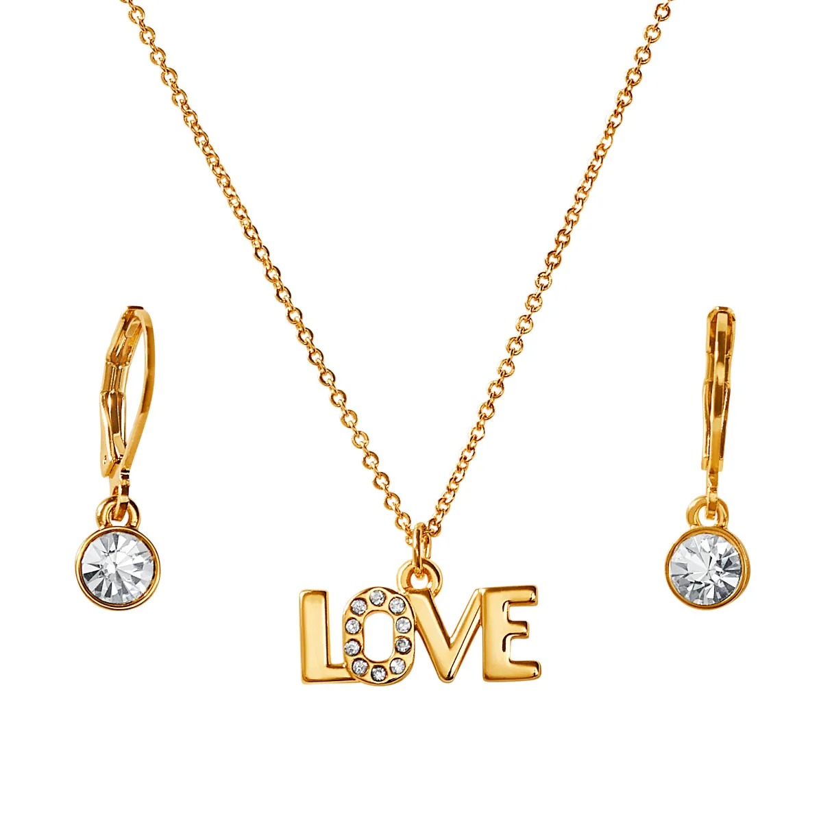 SET COLLAR Y ARETES THIS LOVE - 3