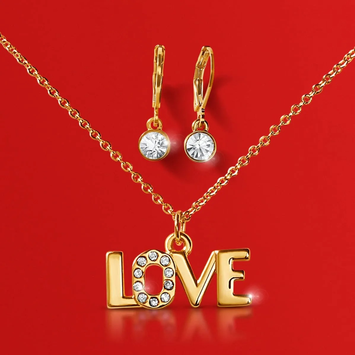 SET COLLAR Y ARETES THIS LOVE - 4