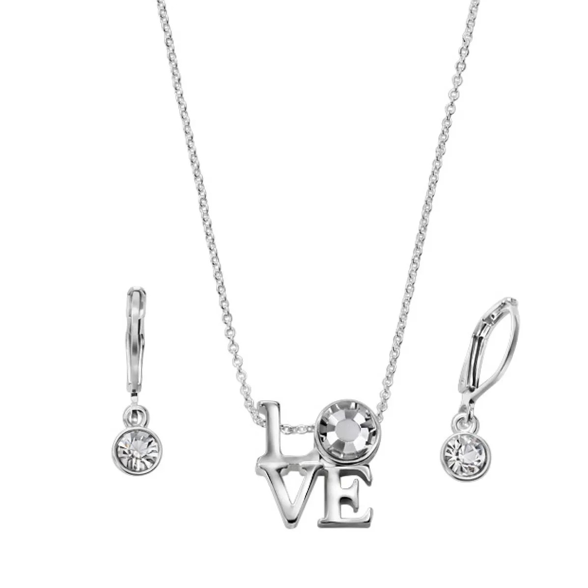 SET COLLAR + ARETES LIFE IS LOVE  - ÉSIKA - 1