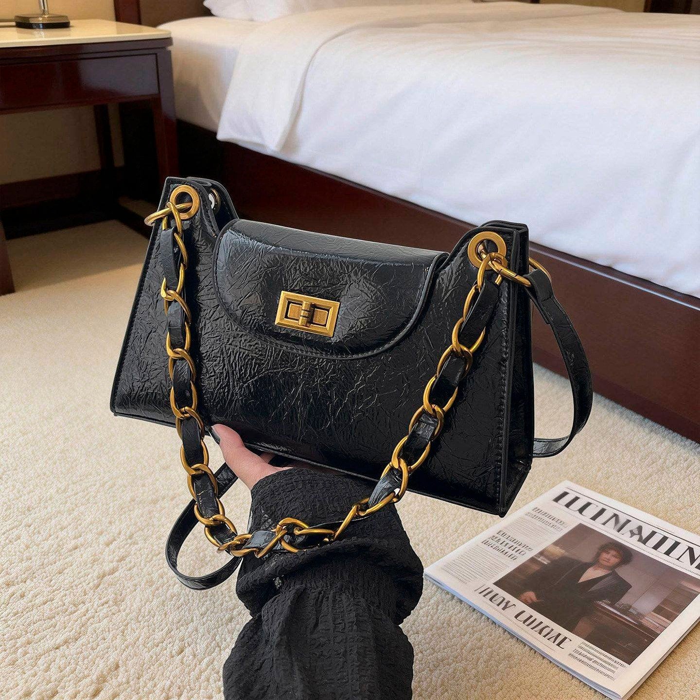 CARTERA DULCE ELEGANCE NEGRO - 1