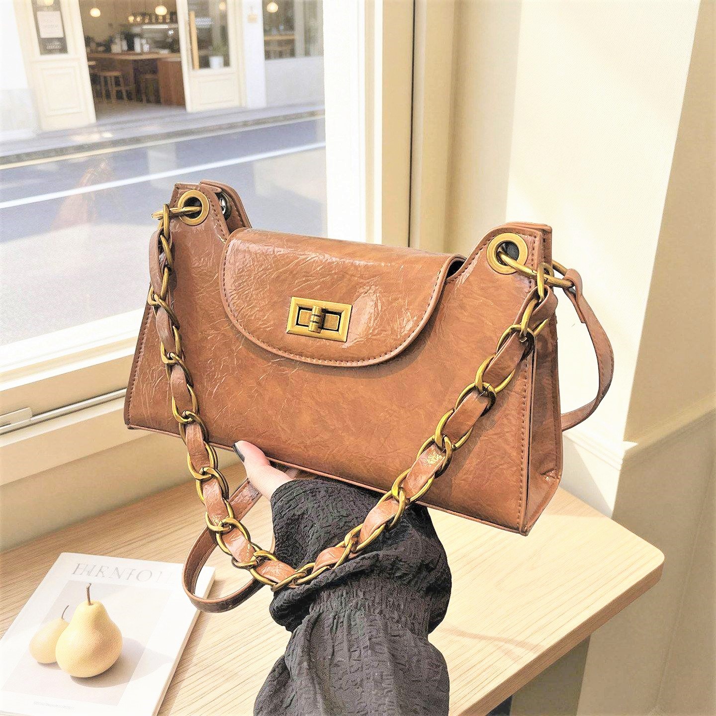 CARTERA DULCE ELEGANCE BEIGE - 1