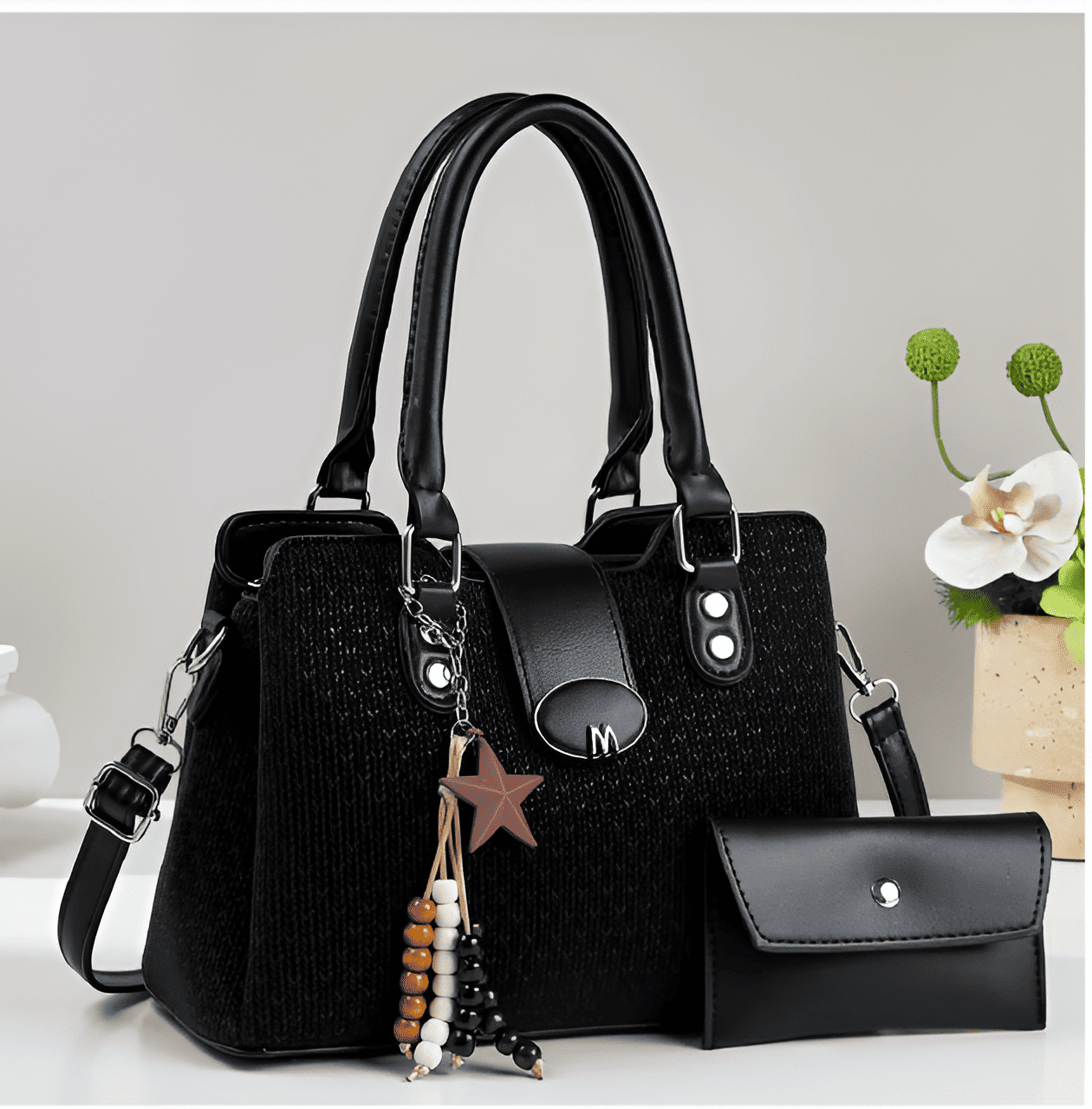 CARTERA LOLITAS NEGRO FANTASÍA - 1