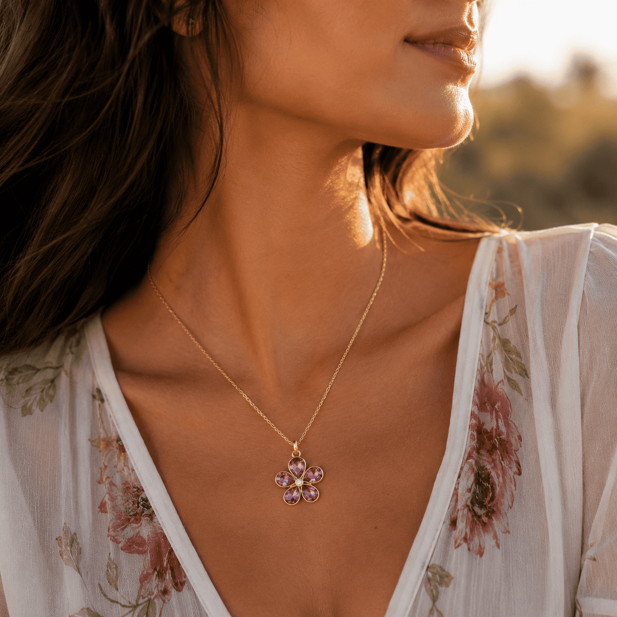 COLLAR ANALIA  FLOR MUJER YANBAL - 2