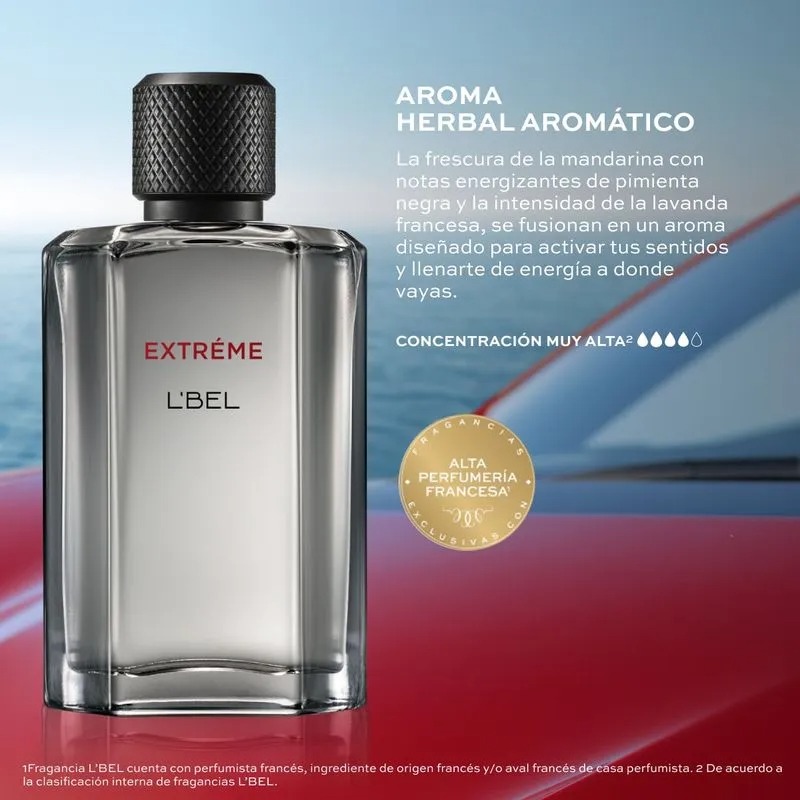 PERFUME HOMBRE EXTRÊME 100 ML L'BEL - 4