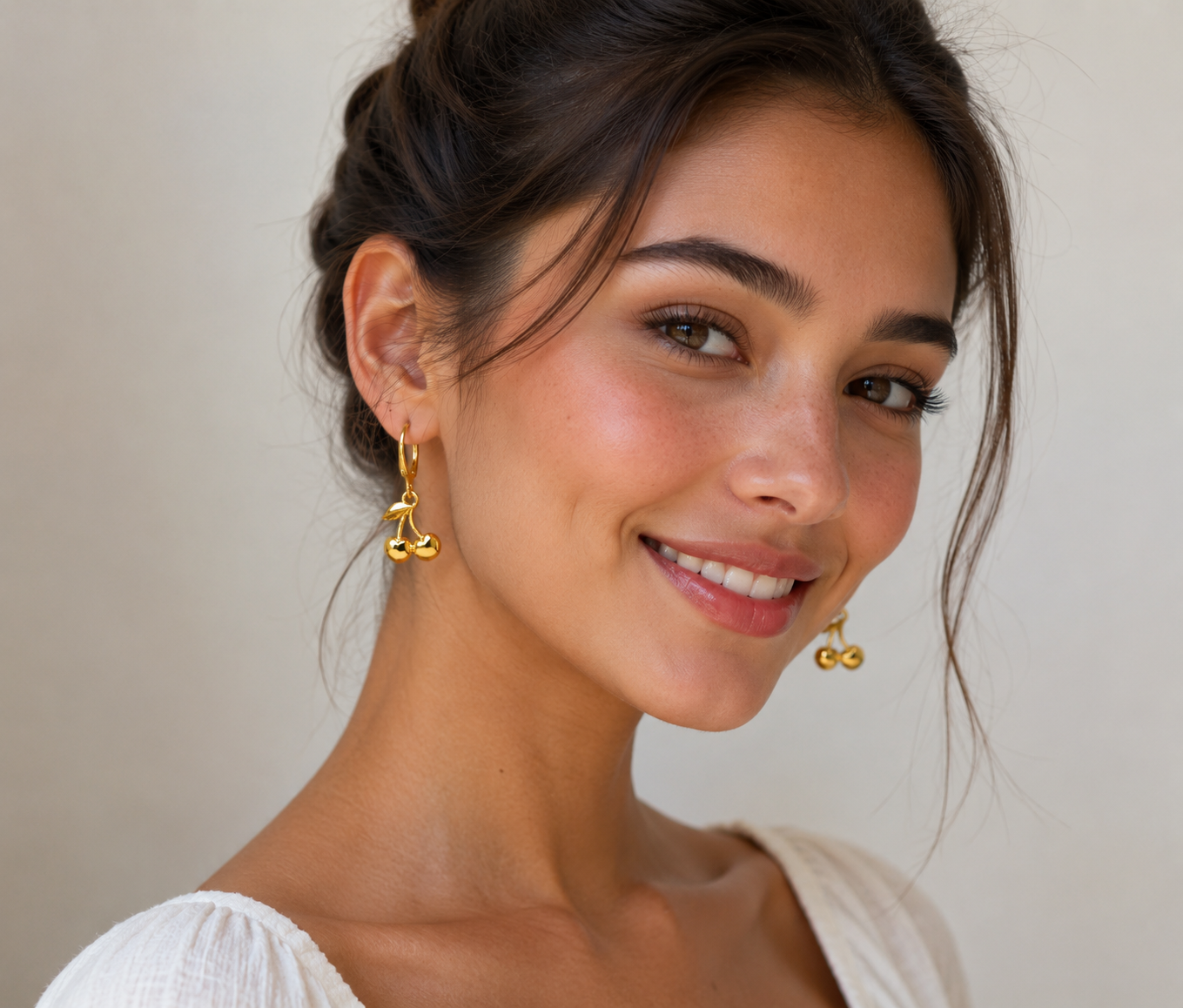 SET DE  ARETES CHERRY WINGS X3 CYZONE - 2
