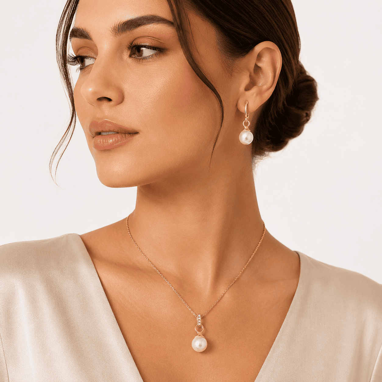COLECCIÓN COLLAR + ARETES SPIGA PERLÉ  YANBAL - 2