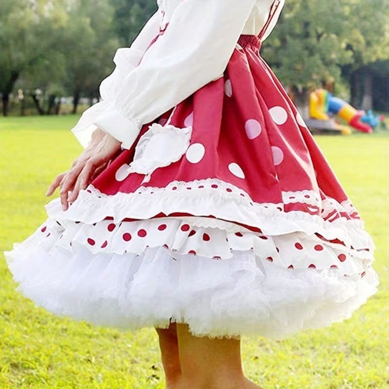 FALDA LOLITAS ENAGUA PARA VESTIDO COSPLAY - 5
