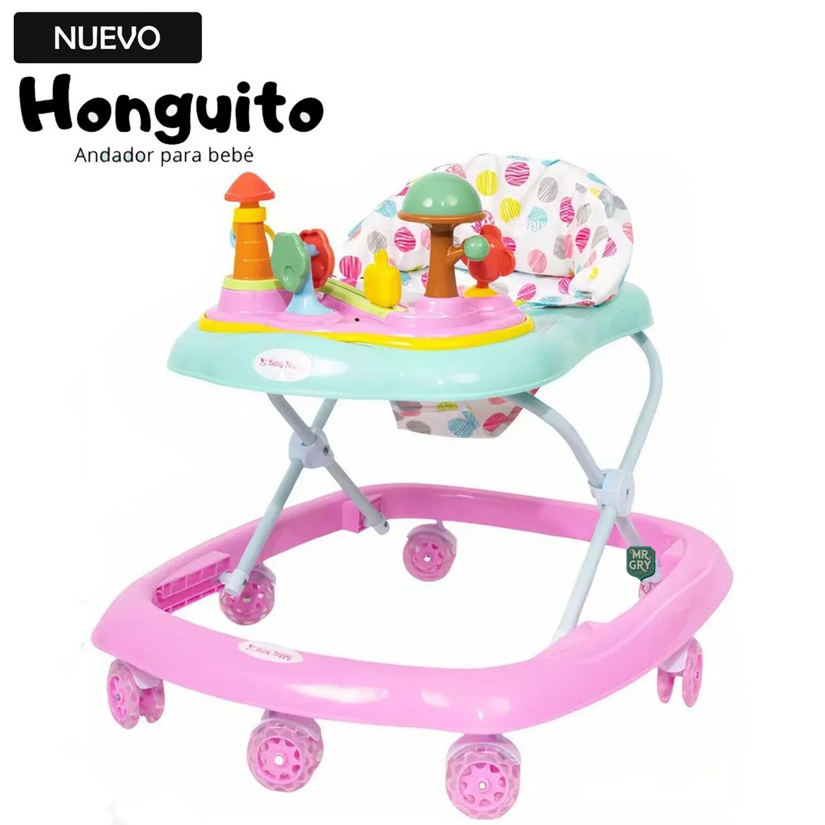 ANDADOR PARA BEBE MUSICAL HONGUITO VERDE - 1