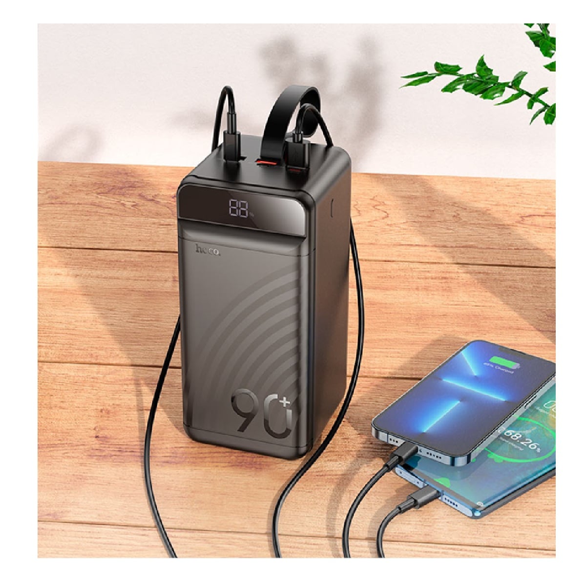 POWER BANK 90000MAH CARGA RAPIDA 22.5 W HOCO J123D - 3